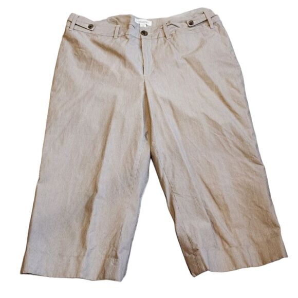 Banana Republic Womens Cropped Pants Size 14 Contoured Fit Stretch - Picture 1 of 4